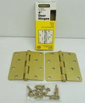 Stanley Hardware RD741 US4 Round Corner 1/4" Radius Hinges Pair 1714HW. Fixed Price $5.99.