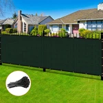 Fence Privacy Screen Outdoor 5' X 20' Green Heavy Duty Mesh Shade Net Cover W.... Fixed Price $43.89.