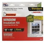 Thermwell V73H Frost King 42" X 62" Indoor Shrink Window Insulator Kit - Pack. Fixed Price $32.99.
