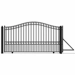 Aleko Paris Style Yard Garden Ornamental Steel Single Sliding 12' Driveway Gate. Fixed Price $2899.00.