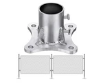2-PACK Chain Link Fence Post Floor Flange Base 3/8" Od For Secure Fit. Fixed Price $55.00.