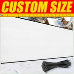 Colourtree White 4' Fence Privacy Mesh Custom Size Feet. Fixed Price $265.19.