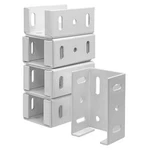 Ohiy Aluminum Fence For Vinyl Fencing Fits 2-3/4IN Rails 8X Brackets. Fixed Price $27.99.