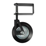 8 Inch Hard Rubber Swivel Mount Wheel For Wooden Gates - Heavy Duty. Fixed Price $46.99.