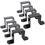 Demimy 4X4 Strap Post Ties, 8 Pack Brackets, 12-GAUGE Large, Black. Fixed Price $34.39.