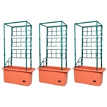 Hydrofarm 10 Gal Tomato Trellis Self Watering Grow System On Wheels (3 Pack). Fixed Price $221.99.