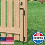Tibegold 24" Heavy Duty Cane Bolt Gate Drop Rod, Extra Thick Ground Latch. Fixed Price $62.62.