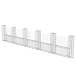 Gabion Basket Wire Fence Retaining Wall U-shape Outdoor Galvanized Steel Vidaxl. Fixed Price $383.99.