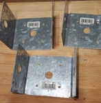 (3) Pc. Deck/gazebo Simpson Strong-ties BC40 Steel Post 18 Ga. X 3.25". Fixed Price $7.50.