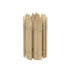 Cedar Wood Garden Picket Fence Flexible Eco-friendly 16 In. H 8 Ft. (2-PACK). Fixed Price $49.93.