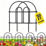 Amagabeli 35 Panels 18IN(H) 50FT(L) Decorative Garden Fence No Dig Rustproo. Fixed Price $73.76.
