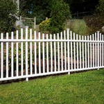 3.5FT X 7.6FT (2 Panels) No Dig Zippity Manchester Fence Kit, White Vinyl. Fixed Price $241.95.