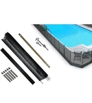 Pool Fence Diy By Life Saver Fencing Section Kit, 4 X 12-FEET, Black. Fixed Price $52.49.