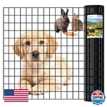 Hmolikh Black Chicken Wire Fencing 16 Gauge, Pvc Coated Welded Mesh Fence 2" X 3. Fixed Price $93.09.