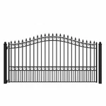 Aleko Garden London Style Ornamental Steel Single Swing 12' Driveway Gate. Fixed Price $2499.00.