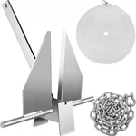 New Vevor Boat Kit 13 Lb Fluke Style Anchor,hot Dipped Galvanized Steel. Fixed Price $120.65.