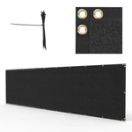 6X50FT Privacy Fence Cover Screen Fencing Mesh Shade For Garden Yard Black. Fixed Price $46.05.