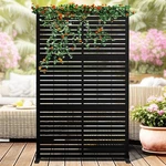 Metal Privacy Screen, 72" H 47" W Outdoor Freestanding, Decora.... Fixed Price $280.77.