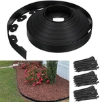 82FT Landscape EDGING,1.5IN Tall Garden Borders With 125PCS Stakes,flexib. Fixed Price $56.04.