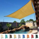Permeable Shade Sail Patio Awning Outdoor Garden Pool Sun Canopy Shelter Cover. Fixed Price $88.99.