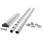 Fiberon Armorguard 36" X 3" White Composite Stair Railing Kit Pvc Prefinished. Fixed Price $80.44.