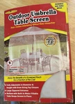Garden Creations Outdoor Umbrella Table Screen 7.5. Fixed Price $29.99.