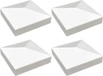 4 Packs 3.5INCH Pyramid Style Fence Post Cap/vinyl Caps For 3.5" X. Fixed Price $18.09.