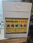 New Rotbloc 6X6 Post Wrap Case 90 Pieces Per. Fixed Price $27.99.