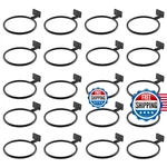 Qtjust Wall Flower Pot HOLDER20PACK 6IN Ring Hanger, Metal Planter Hooks. Fixed Price $64.51.