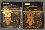 Two Stanley 5/16" X 2 1/4" Ornamental Hinges Nos/vtg Lot Of. Fixed Price $16.99.